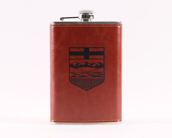 Alberta Crest Flask