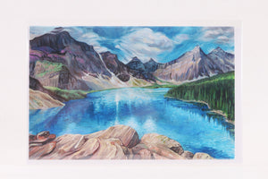 A Breeze on Moraine - Greeting Card