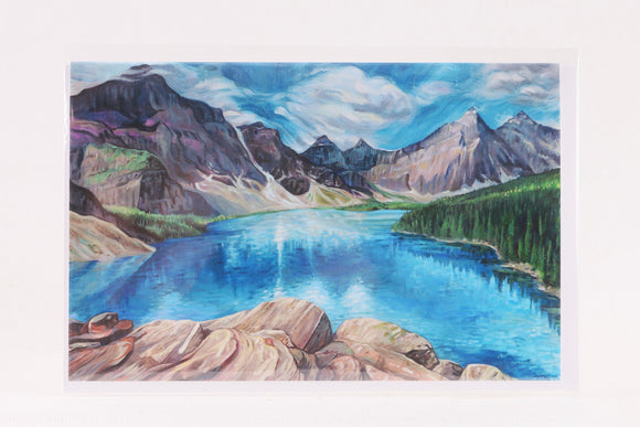 A Breeze on Moraine - Greeting Card