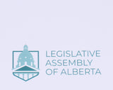 Alberta Legislature Holiday Lights Greeting Card