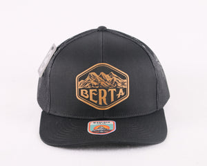 Berta 3 Sisters Mountains Snapback - Black