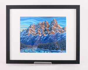 Castle Mountain Art Print