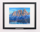 Castle Mountain Art Print