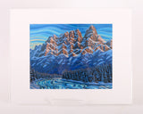 Castle Mountain Art Print
