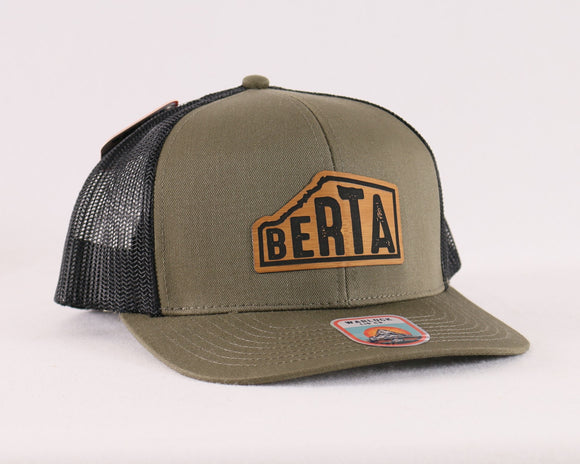 Berta Classic Snapback Hat - Loden Green