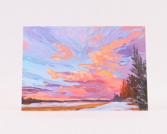 Creamsicle Sunrise Greeting Card