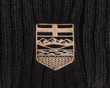 Alberta Crest Rib Knit Scarf