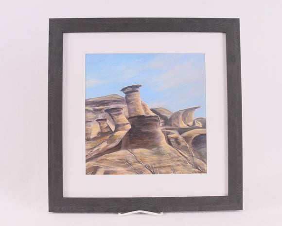 Alien Landscape of Drumheller AB Art Print