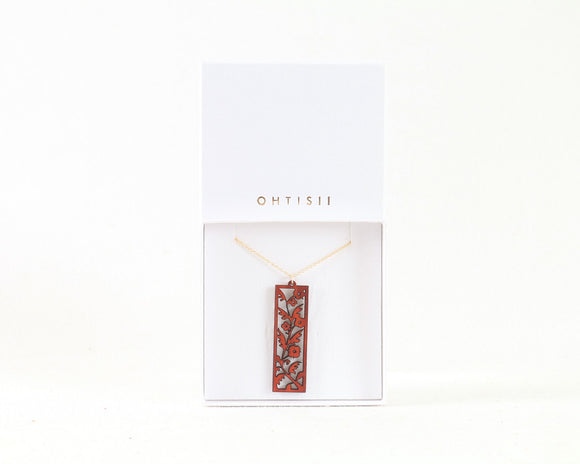 Ohtisii - Floral Mural Necklace (Gold)