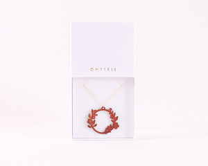 Ohtisii - Floral Wreath Necklace (Gold)