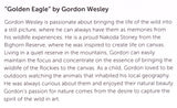 "Golden Eagle" by Gordon Wesley - Greeting Card