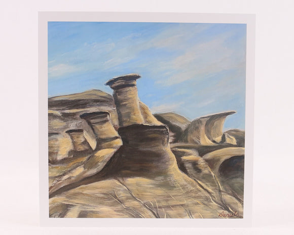 Alien Landscape of Drumheller AB Art Print