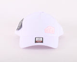 Berta Ladies Adjustable High Ponytail Snapback - Pink & White