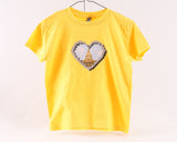 Pixel Heart Alberta Legislature T-shirt - Youth