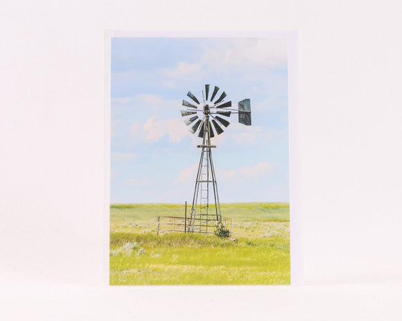 Prairie Windmill - Greeting Card