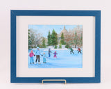 Skating at the Legislature Art Print