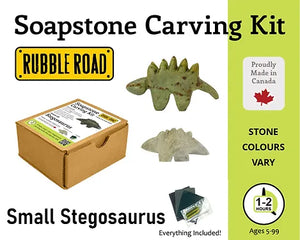 Stegosaurus Soapstone Carving Kits