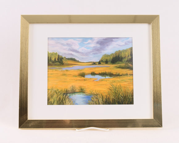 Prairie Ponds of Tofield Art Print