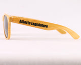 Alberta Legislature Wood Grain Acetate Sunglasses