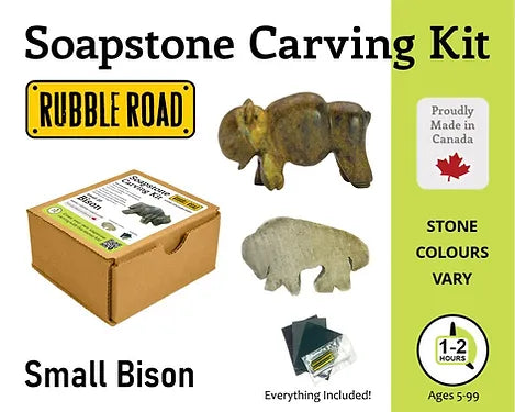 Bison Soapstone Carving Kits