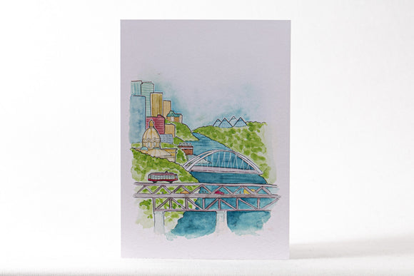 River Valley Greeting Card