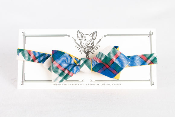 Alberta Dress Tartan Bow Tie