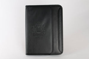 Coat of Arms Zippered Padfolio