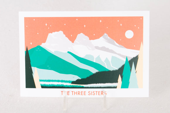 Postcard Three Sisters